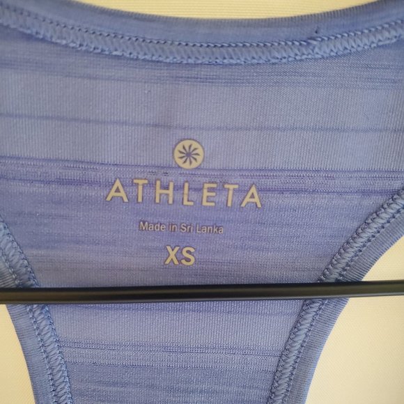 Athleta Racerback Blue Workout Tank Top Size XS - Picture 4 of 12